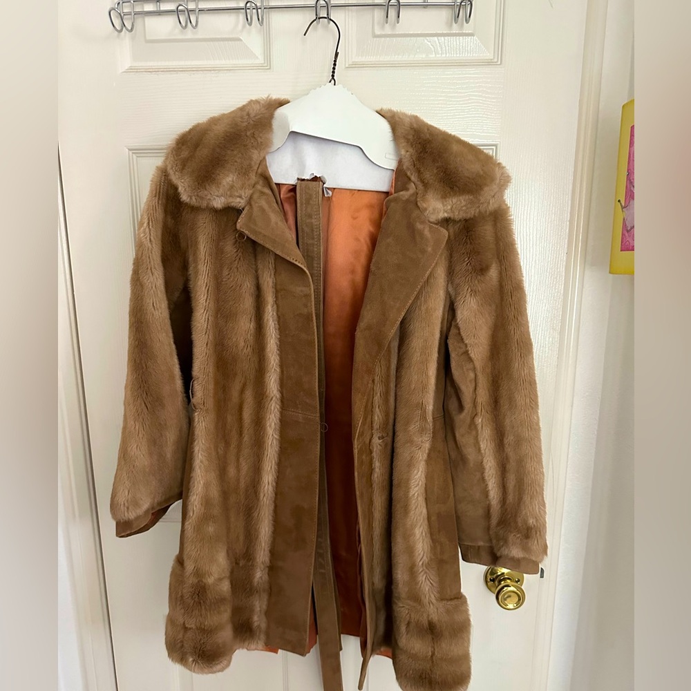 Leather & Fur Women’s Coat